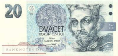 Tschechische Republik - 20  Korun (#010a_UNC)