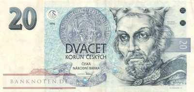 Czech Republic - 20  Korun (#010a_VF)