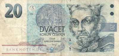 Czech Republic - 20  Korun (#010b_F)