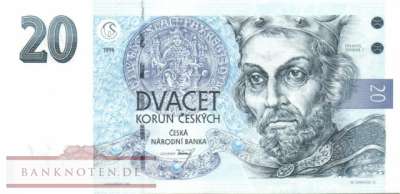Czech Republic - 20  Korun (#010c_VF)