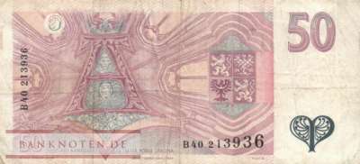 Tschechische Republik - 50  Korun (#011_F)