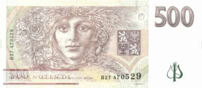Tschechische Republik - 500  Korun (#014_XF)