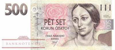 Tschechische Republik - 500  Korun (#014_XF)