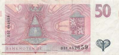 Tschechische Republik - 50  Korun (#017b_VF)