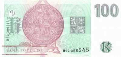 Tschechische Republik - 100  Korun (#018f_UNC)