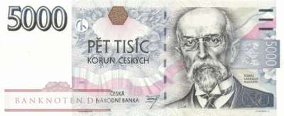 Czech Republic - 5.000  Korun (#023a_UNC)