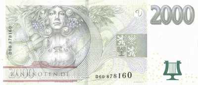 Tschechische Republik - 2.000  Korun (#026b_UNC)