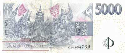 Tschechische Republik - 5.000  Korun (#027a_UNC)
