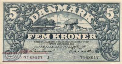 Dänemark - 5  Kroner (#030h-5_XF)