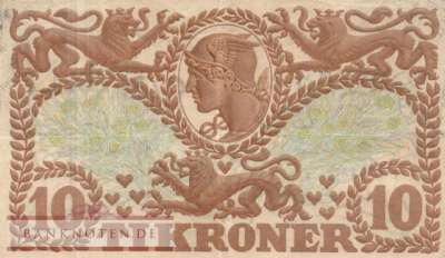 Denmark - 10  Kroner (#031n-3_VF)