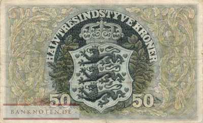 Dänemark - 50  Kroner (#032d-8_VF)