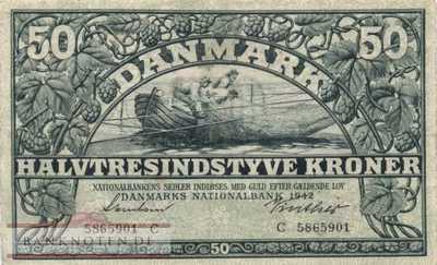 Denmark - 50  Kroner (#032d-8_VF)
