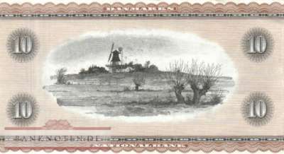 Denmark - 10  Kroner (#044ag-73-3_XF)