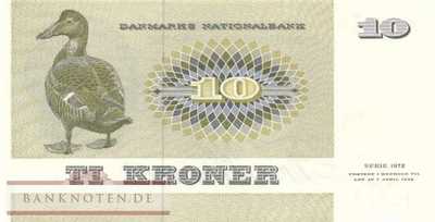 Denmark - 10  Kroner (#048a-U2_UNC)