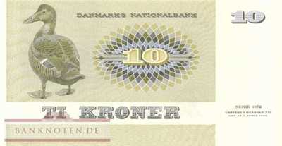 Dänemark - 10  Kroner (#048g-U1_UNC)
