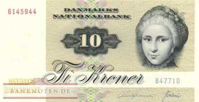 Denmark - 10  Kroner (#048g-U1_UNC)