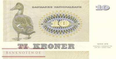 Denmark - 10  Kroner (#048g-U2_UNC)