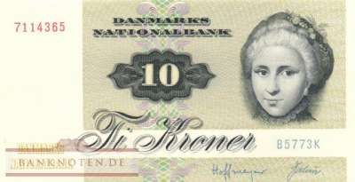 Dänemark - 10  Kroner (#048g-U2_UNC)