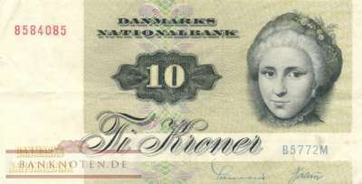 Dänemark - 10  Kroner (#048g-U3_VF)
