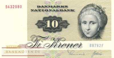 Dänemark - 10  Kroner (#048h-U2_UNC)