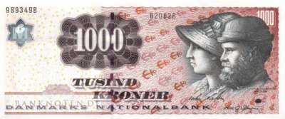 Dänemark - 1.000  Kroner (#064c-U2_UNC)