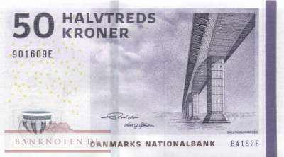 Denmark - 50  Kroner (#065h-1_UNC)