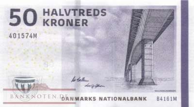 Denmark - 50  Kroner (#065h-2_UNC)