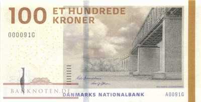 Dänemark - 100  Kroner (#066a-U1_UNC)