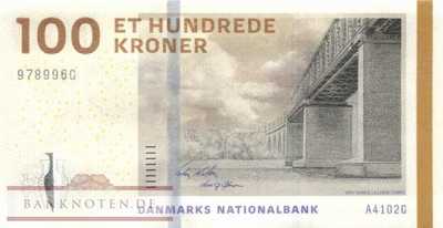 Denmark - 100  Kroner (#066b-U2_UNC)