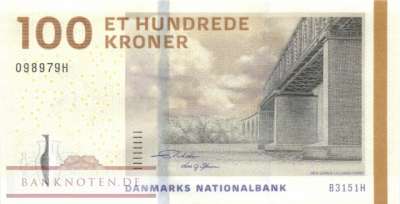 Denmark - 100  Kroner (#066d-U3_UNC)