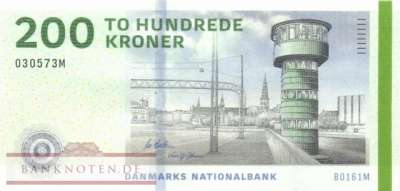 Denmark - 200  Kroner (#067f-U2_UNC)