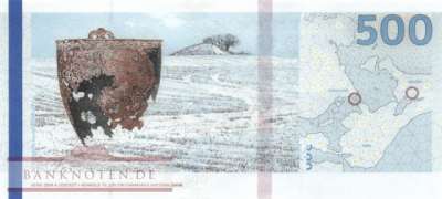 Dänemark - 500  Kroner (#073-3_UNC)