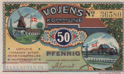 Dänemark - Vojens Kommune - 50  Pfennig - Fehldruck (#922_UNC)