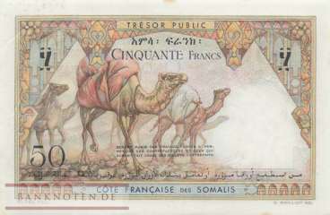 Französich Somaliland /Djibouti - 50  Francs (#025a_AU)