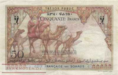 Französich Somaliland /Djibouti - 50  Francs (#025a_VF)