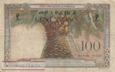Französich Somaliland /Djibouti - 100  Francs (#026_VF)