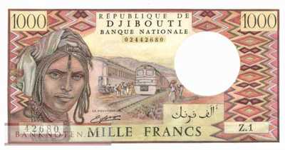 Djibouti - 1.000  Francs (#037b_UNC)