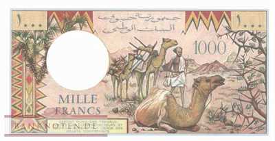 Djibouti - 1.000  Francs (#037e_UNC)