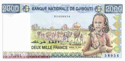 Djibouti - 2.000  Francs (#040_UNC)