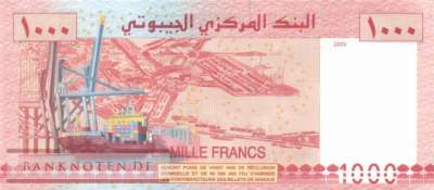 Djibouti - 1.000  Francs (#042b_UNC)