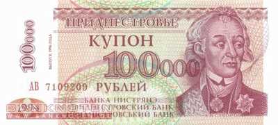 Transnistria - 100.000  Rubel (#031_UNC)
