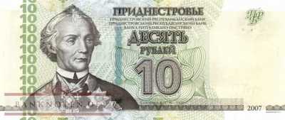 Transnistria - 10  Rubel (#044b_UNC)
