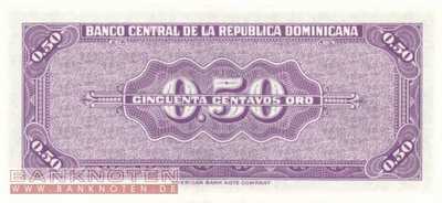Domincan Republic - 50 Centavos Oro (#089a_UNC)