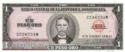 Dominican Republic - 1  Pesos Oro (#107a_UNC)