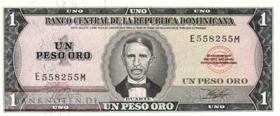 Dominican Republic - 1  Pesos Oro (#108a-77_UNC)