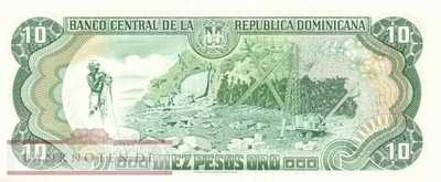 Dominikanische Republik - 10  Pesos Oro (#153a-98_UNC)