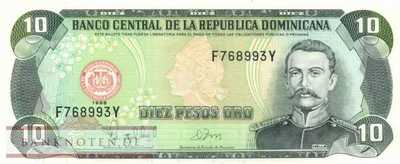 Dominican Republic - 10  Pesos Oro (#153a-98_UNC)