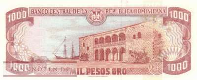 Dominican Republic - 1.000  Pesos Oro (#158b_UNC)