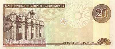 Dominikanische Republik - 20  Pesos Oro (#169a_UNC)