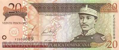 Dominican Republic - 20  Pesos Oro (#169b_UNC)